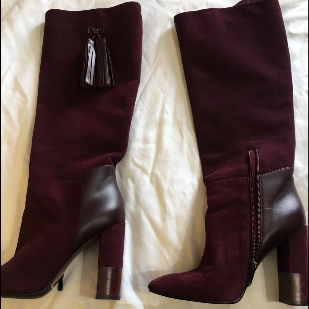 Aquatalia Evelina Suede/Leather Weatherproof Boots - Picture 5 of 8